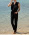 Combi pantalon de plage Lise Charmel bain Ajourage Couture noir ASA3015 NO