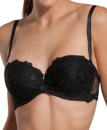 SEXY LINGERIE : Bustier bra with removable straps