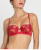 Soutien gorge corbeille Lise Charmel Glamour Couture rouge ACH3007 GD 9