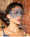 Masque sexy Lise Charmel Déesse en Glam marine argent AIH9015 MA 4
