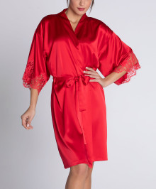 Nightgown, Robe : Silk negligee